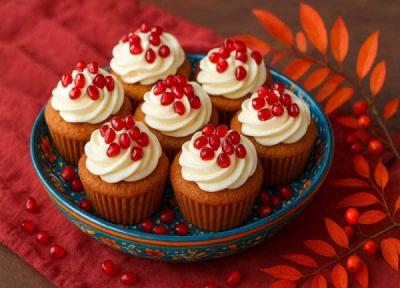 طرز تهیه مافین انار ، چیکار کنم کاپ کیک انار نرم و پفکی بمونه؟ طرز تهیه مافین انار ، چیکار کنم کاپ کیک انار نرم و پفکی بمونه؟